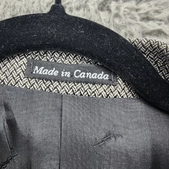 Yves Saint Laurent Jacket Mens 46R Gray Worsted Wool 3 Button Blazer *Read*